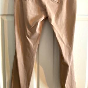 Tan, knit jegging